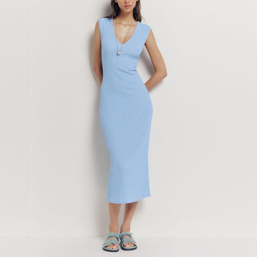 NWT Reformation Palm Knit Dress Size M